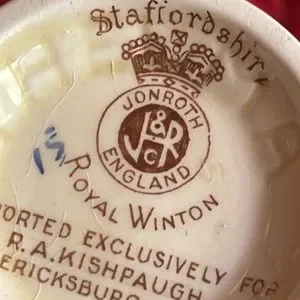 JON ROTH | Dining | Antique Jon Roth Royal Winton Miniature Pitcher ...